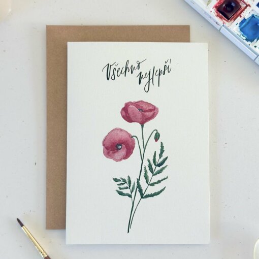 přání Vlčí máky